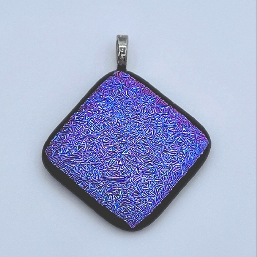 Dichroic Glass Pendant #2564